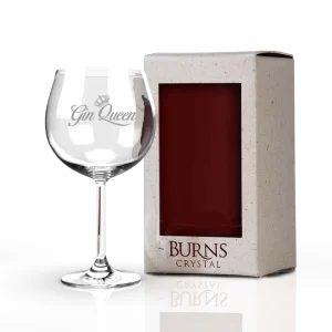 Engraved Jura Gin Goblet, Queen | Personalised Gin Gifts