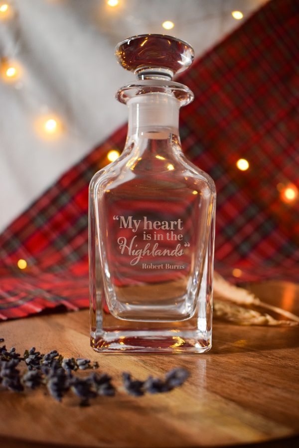 Nightcap Decanter Heart in the Highlands 2 scaled crystal decanter