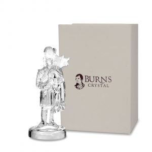 Burns Scottish Gifts Crystal Piper | Scottish souvenirs