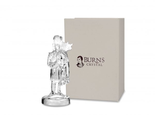 Burns Scottish Gifts Crystal Piper | Scottish souvenirs