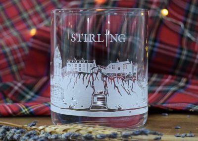Burns Scottish Gift With Stirling Skyline Wrap Around