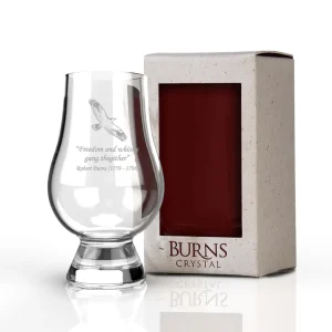 Celebrate Robert Burns with Burns Crystal's Freedom Whisky Glass