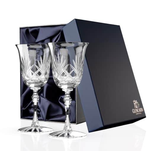 Edinburgh Wine Goblets Set of 2 | Crystal Wine Glasses