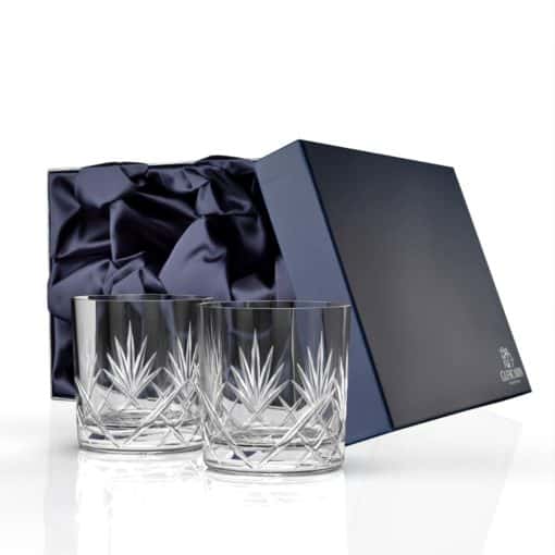 Skye Whisky Tumblers Set of 2 | Crystal Glasses for Whisky