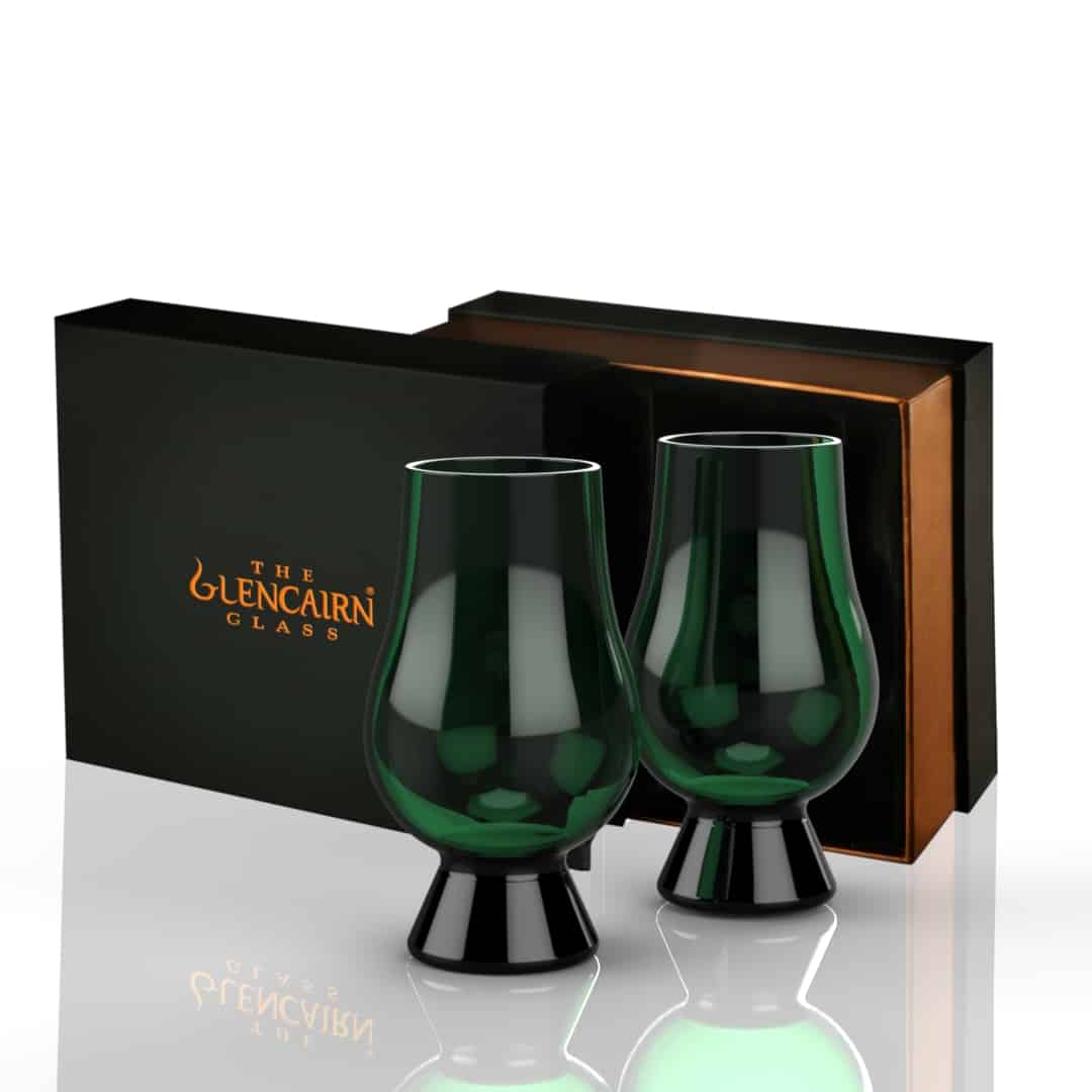 Green Glencairn Glass: Ideal for Blind Whisky Tastings